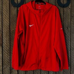 Nike Red Running Sports Jacket
